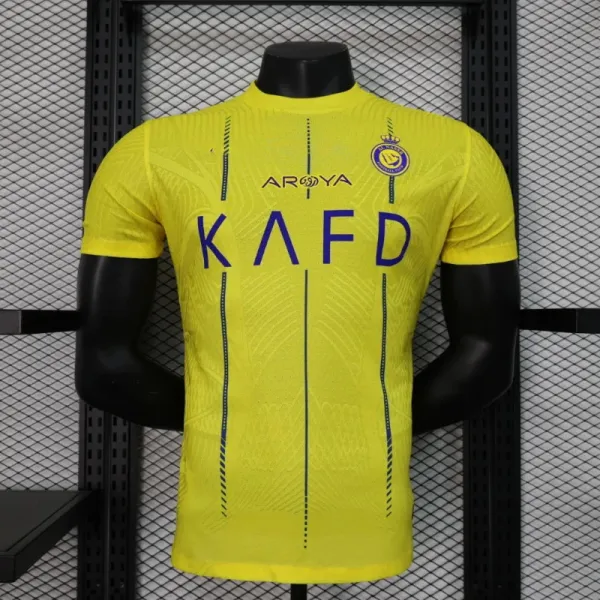 Design Al-Ittihad FC x Aroya KAFD Yellow Football Jersey - 1