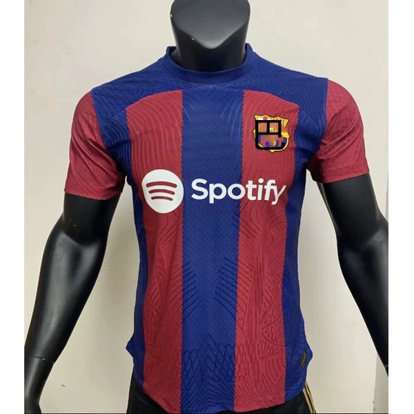 FC Barcelona 2023-24 Home Jersey Blue and Burgundy