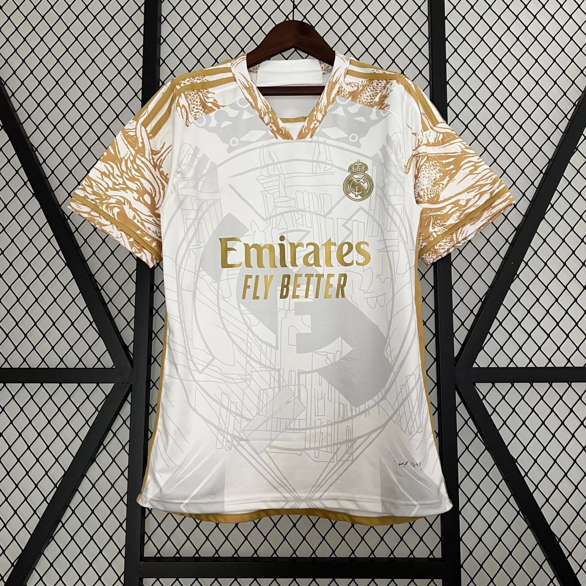 Real Madrid x Adidas 2023-24 Third Jersey Black Pink - 38