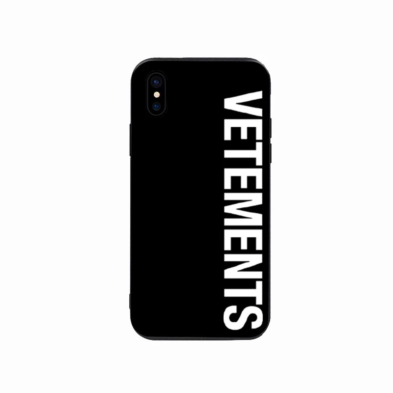 Vetements Logo Phone Case Black - 8