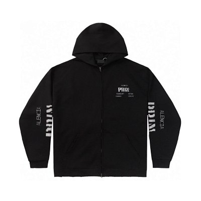 Balenciaga "Print"Zip Up Hoodie