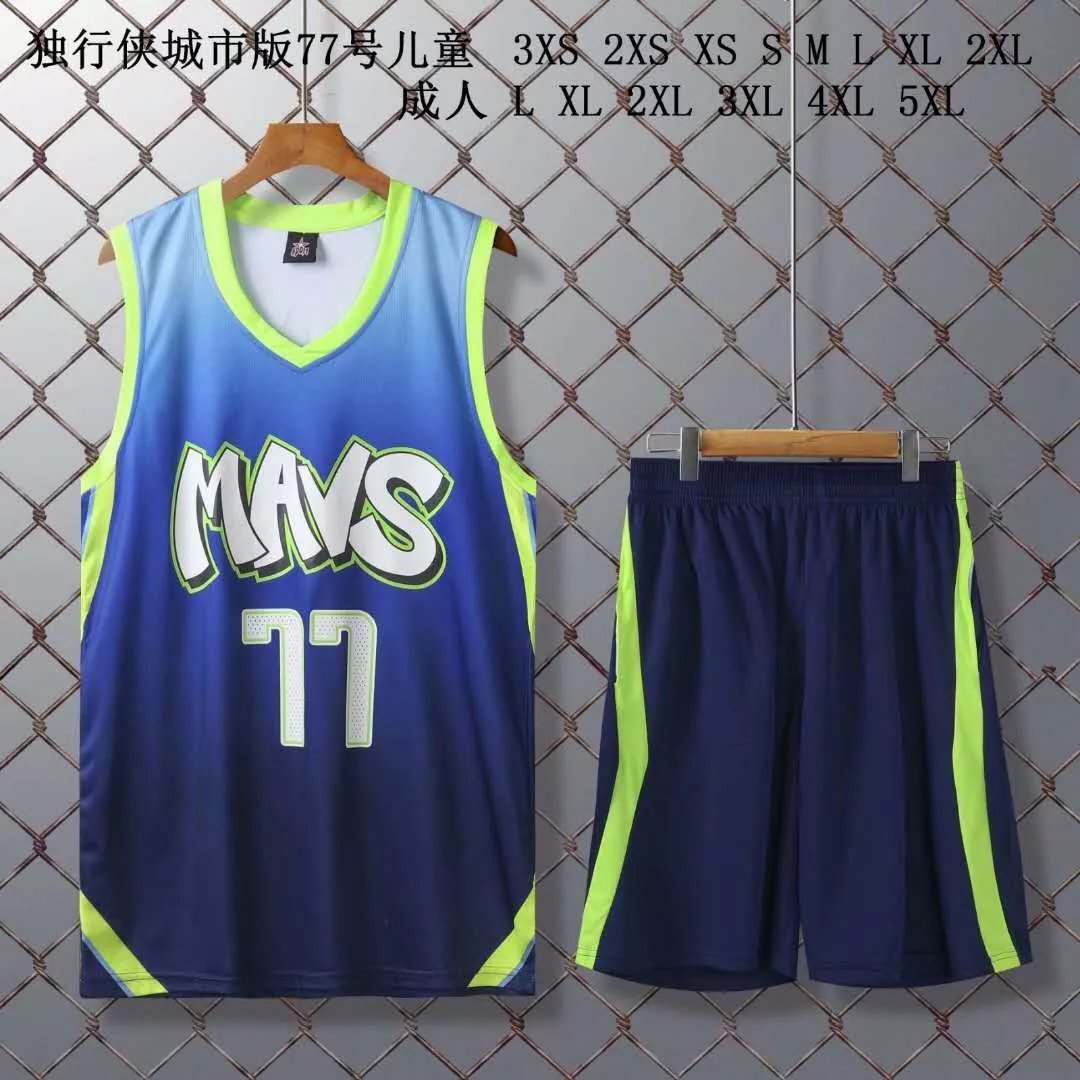 Other Basketball Jersey Set 2-Piece Blue/Green