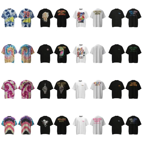 Gallery Dept Abstract Print Oversized T-Shirt White - 3