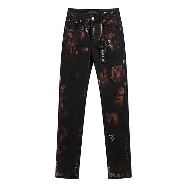 Purple Label Flared Perforated White Jeans - 20