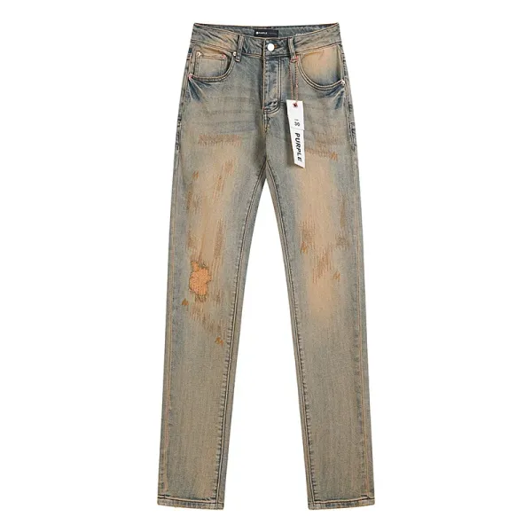 Purple Label Flared Perforated White Jeans - 11