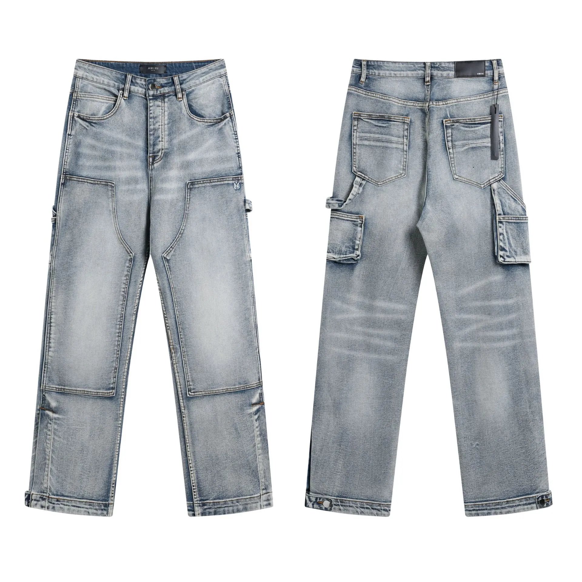 Off-White Industrial Print Cargo Jeans Multicolor - 26