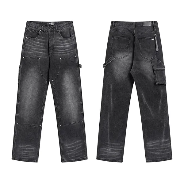 Off-White Industrial Print Cargo Jeans Multicolor - 5
