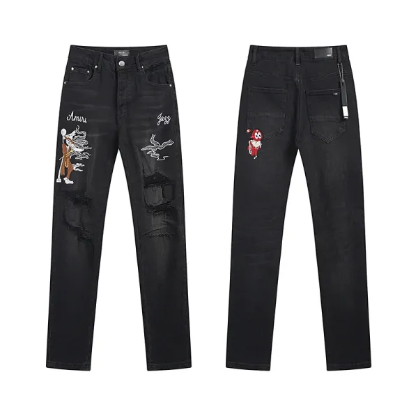 Off-White Industrial Print Cargo Jeans Multicolor - 4
