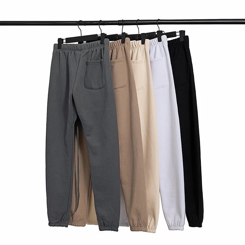 Western Streetwear FEAR OF GOD ESSENTIALS Reflective Tapered Sweatpants Casual Joggers