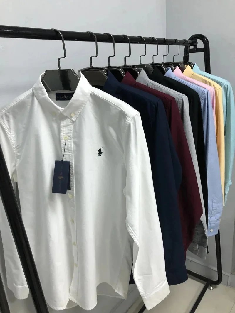 LN08 Solid Color Long-Sleeve Shirt