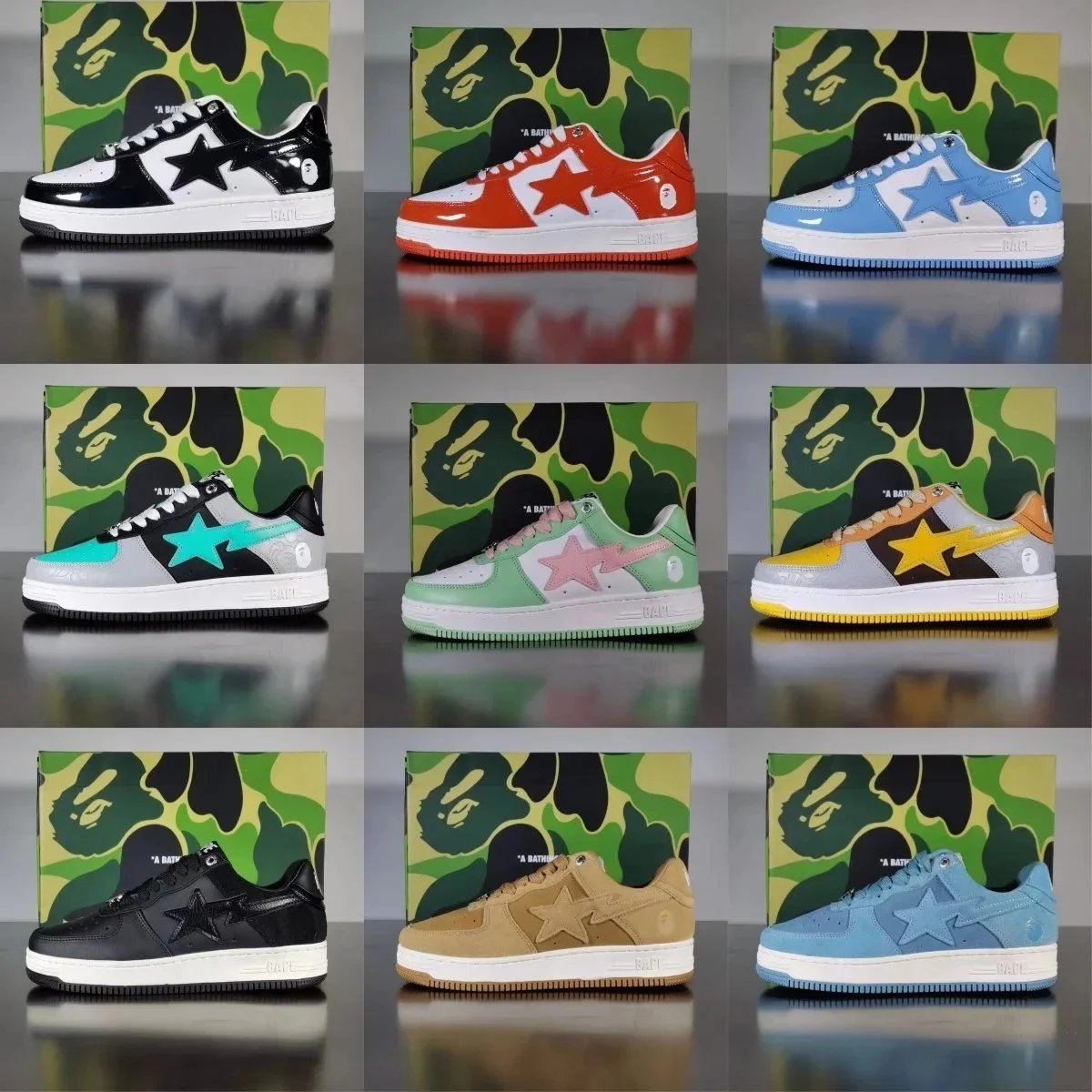 BAPE Bapesta Sneakers [26 styl