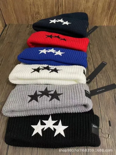 Amiri Logo Embroidered Black Beanie - 11