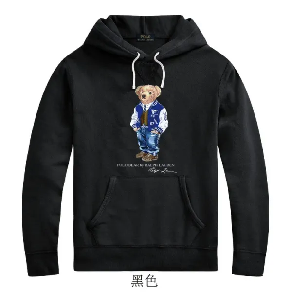 Polo Ralph Lauren Polo Bear Hoodie Black - 1