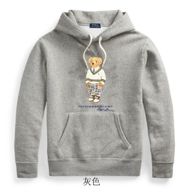 Polo Ralph Lauren Polo Bear Hoodie Gray - 1