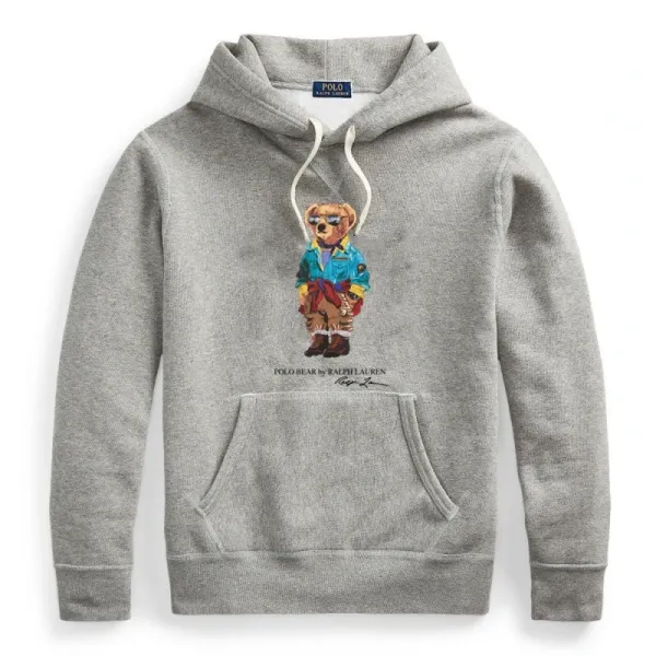 Polo Ralph Lauren Polo Bear Hoodie Gray - 1