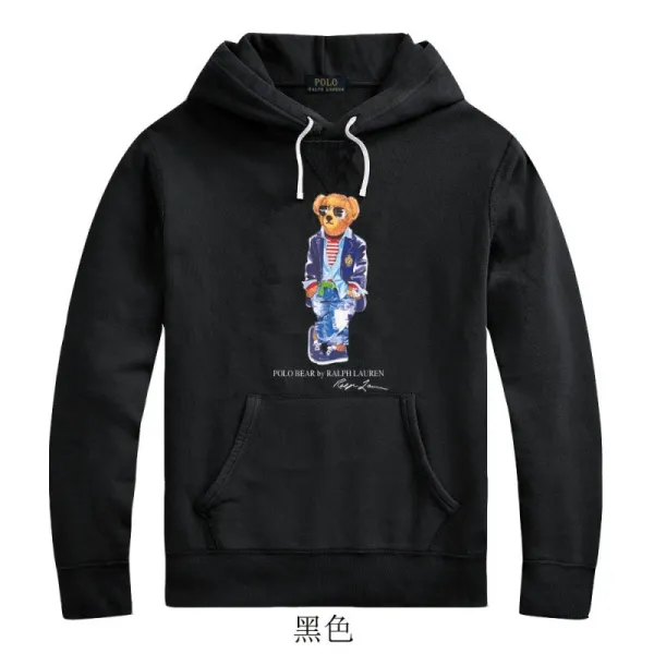 Polo Ralph Lauren Polo Bear Hoodie Black - 1