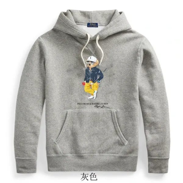 Polo Ralph Lauren Polo Bear Hoodie Gray - 1