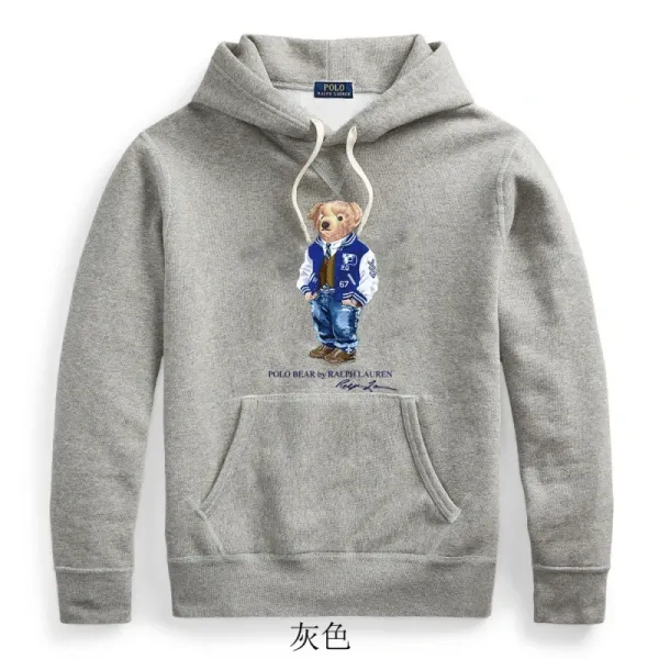 Polo Ralph Lauren Polo Bear Hoodie Gray - 1