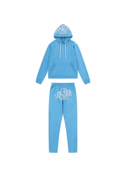 Trapstar Arch Logo Hoodie and Sweatpants Black/Gray Colorblock Set - 17