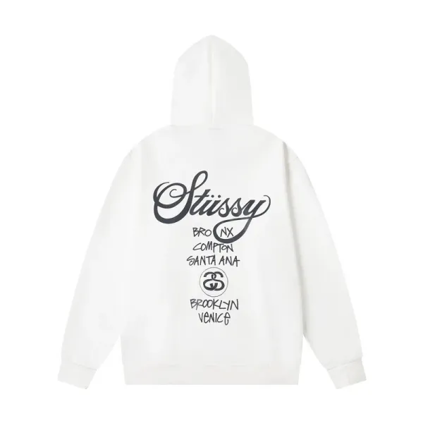 Stüssy City Series Hoodie White - 1