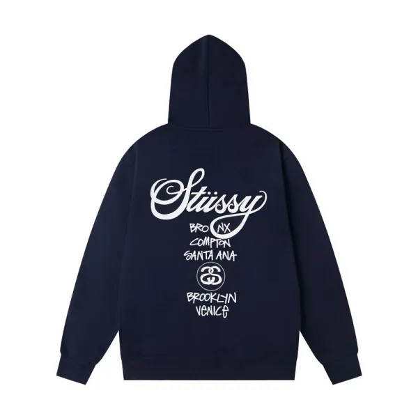 Stüssy City Series Navy Hoodie - 1