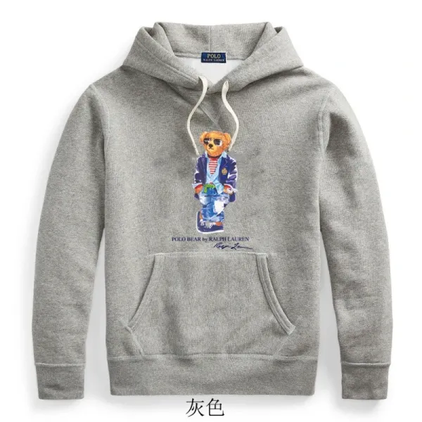 Polo Ralph Lauren Polo Bear Hoodie Gray - 1