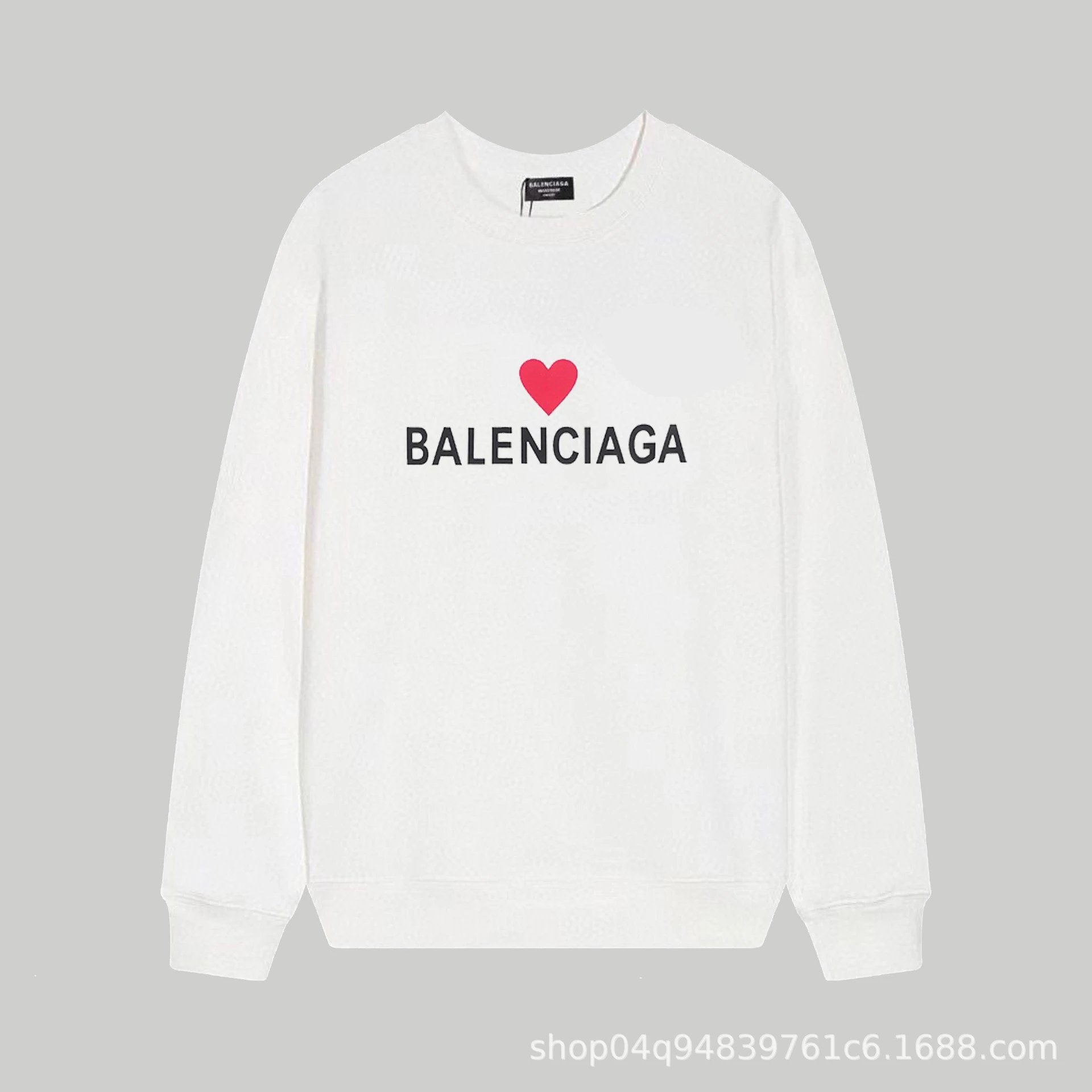 Balenciaga Heavy Cotton Crew Neck Hoodie photo 8