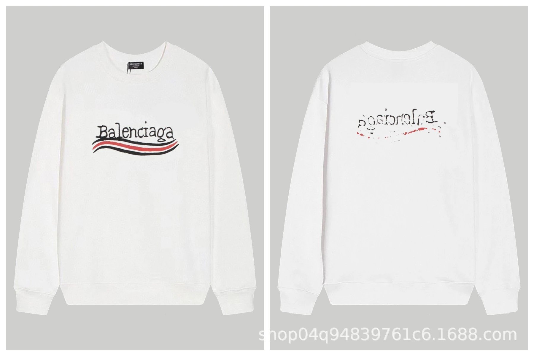 Balenciaga Heavy Cotton Crew Neck Hoodie photo 4