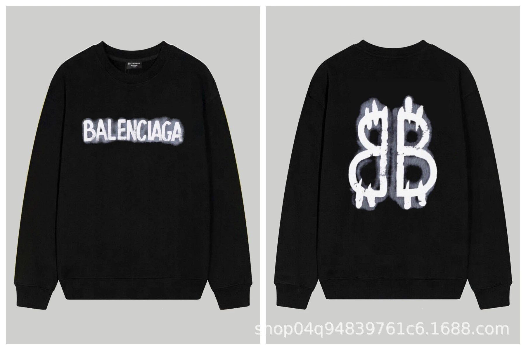 Balenciaga Heavy Cotton Crew Neck Hoodie photo 7