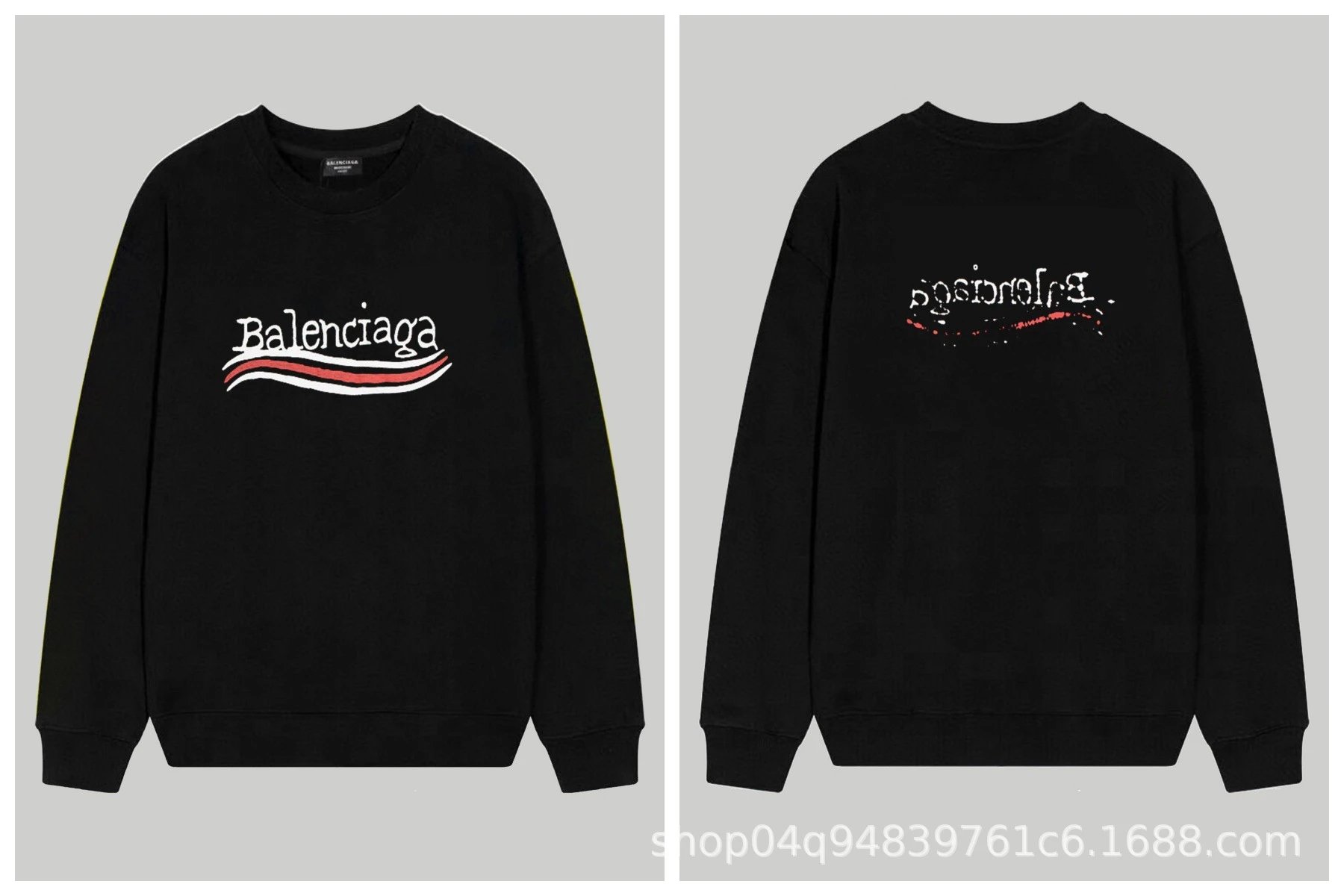 Balenciaga Heavy Cotton Crew Neck Hoodie photo 5