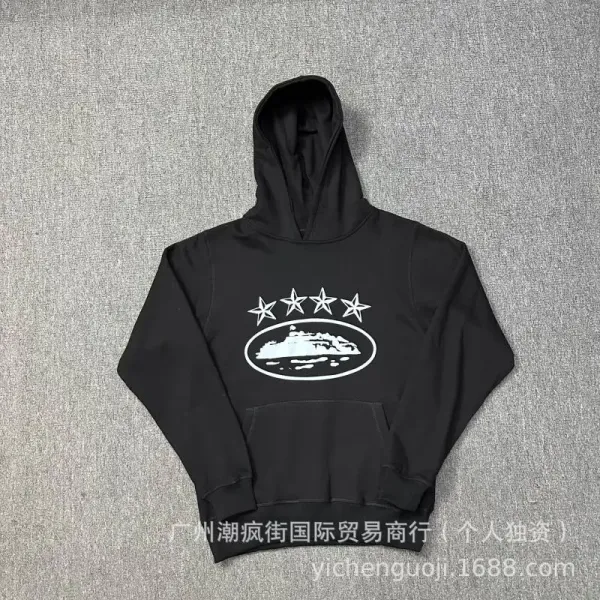 Off-White x Virgil Abloh Four Stars Hoodie Black - 1