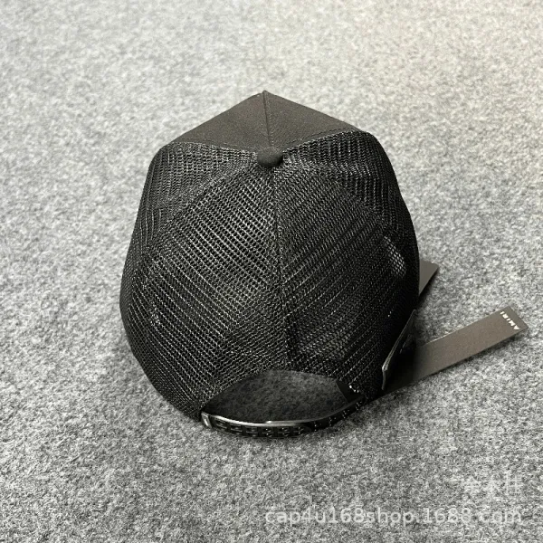 Design Mesh Trucker Cap Black Baseball Cap - 4