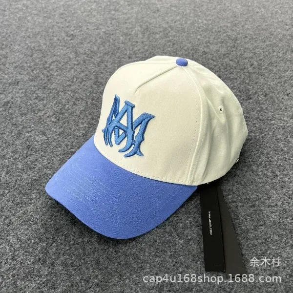 MMJ Baseball Cap Two-Tone Blue and Cream - 1
