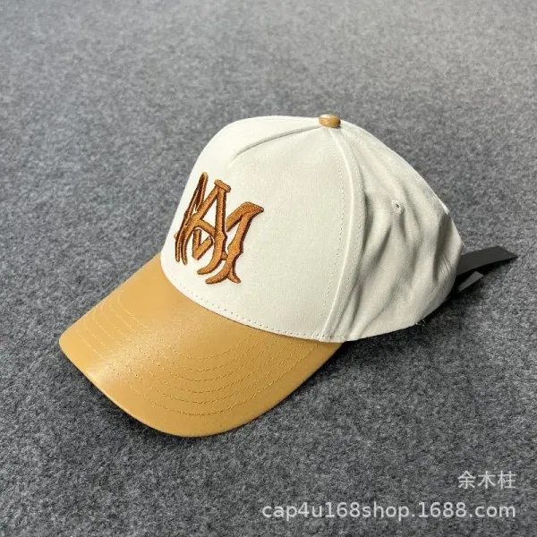 MM Logo Embroidered Two-Tone Baseball Cap - 1