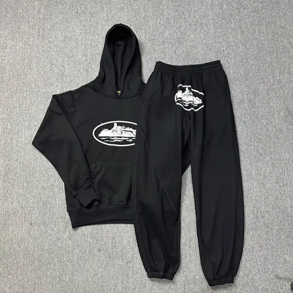 CRTZ Arch Logo Black Sweatpants - 9