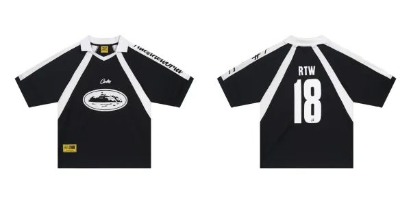 Corteiz Rules The World Jersey White Red Yellow - 3