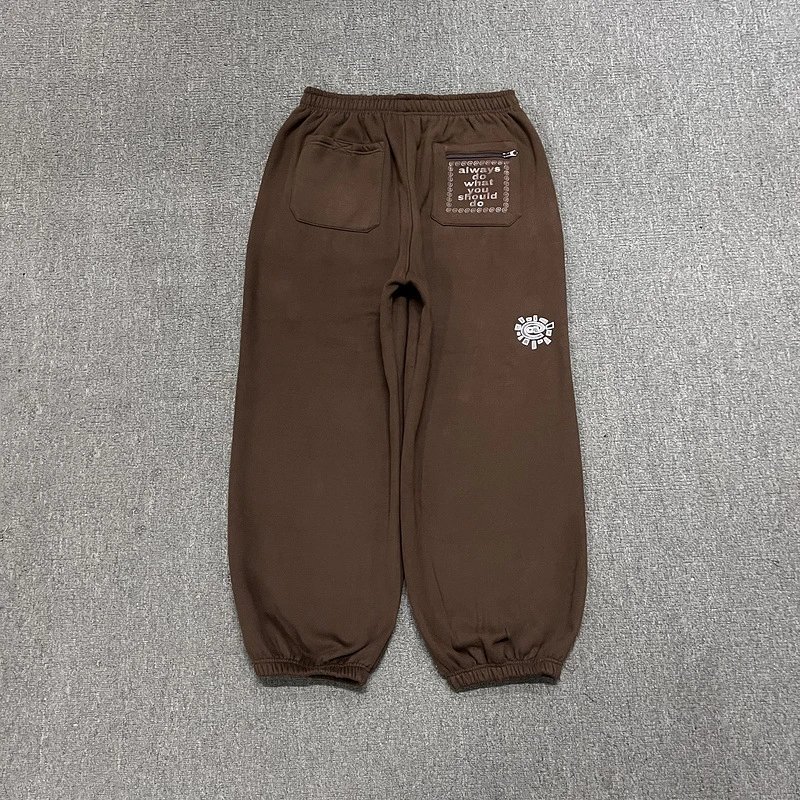 Design Sun Logo Sweatpants Green - 19