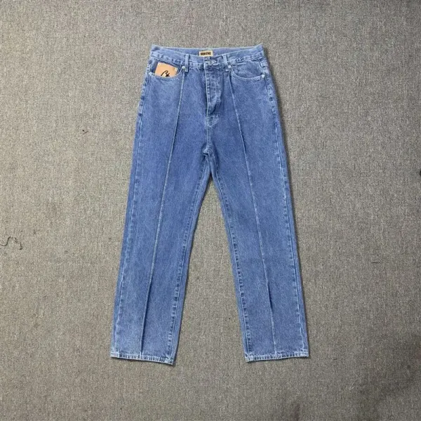 Denim Tears x Levi's Light Wash Jeans with Island Print - 15
