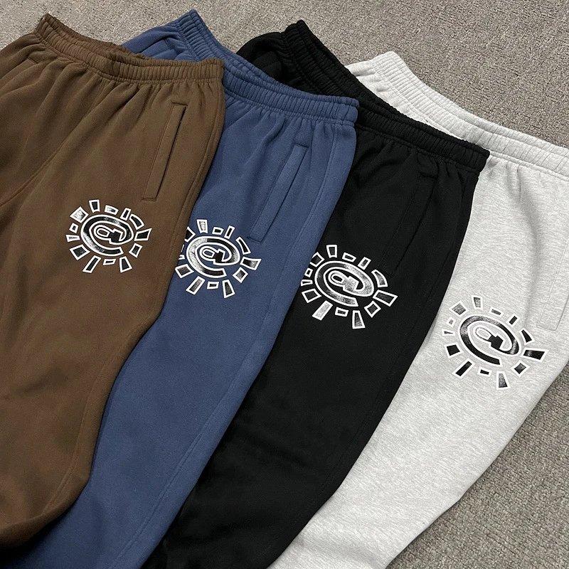 Design Sun Logo Sweatpants Green - 14