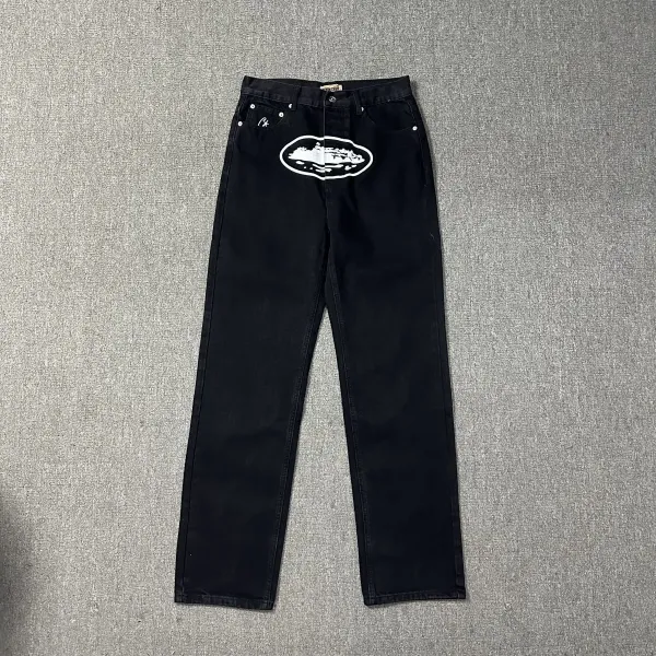Denim Tears x Levi's Light Wash Jeans with Island Print - 18