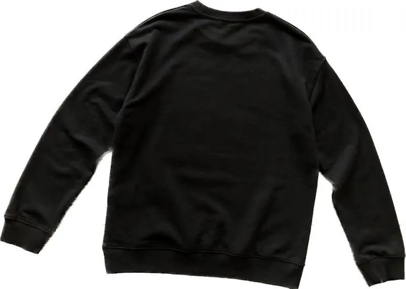 Black Crewneck Sweatshirt for Men and Women