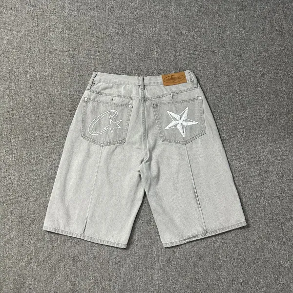 Denim Tears x Levi's Light Wash Jeans with Island Print - 8