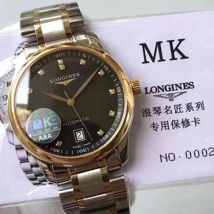 MK厂浪琴名匠的6字位单历，2892机芯，38.5mm/9.5mm尺寸(图4)