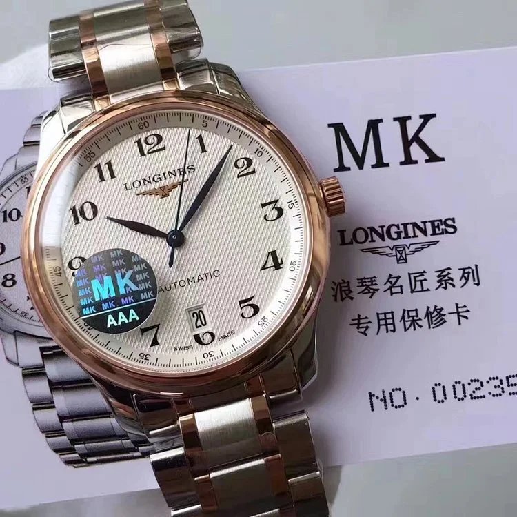 MK浪琴名匠的6字位单历，2892超薄机械机芯，38.5mm/9.5mm尺寸(图4)