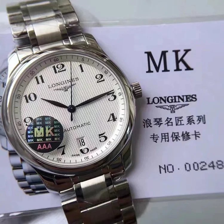 MK厂浪琴名匠的6字位单历，38.5mm/9.5mm尺寸(图4)