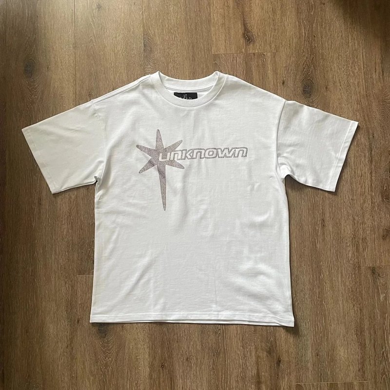 STAR RIHINESTONE TEE-WHITE