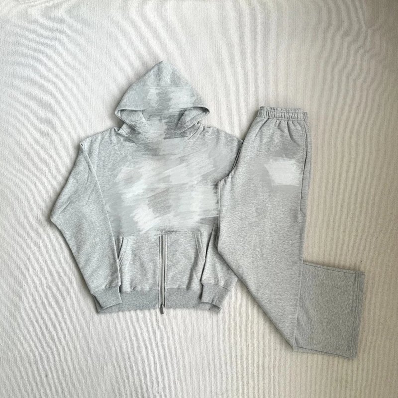 ¥（219+185）Zip Up Set - Heather Gray