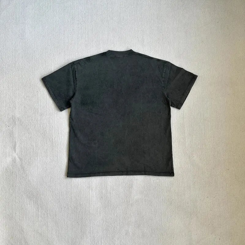 Basic T-shirt - Washed Soot