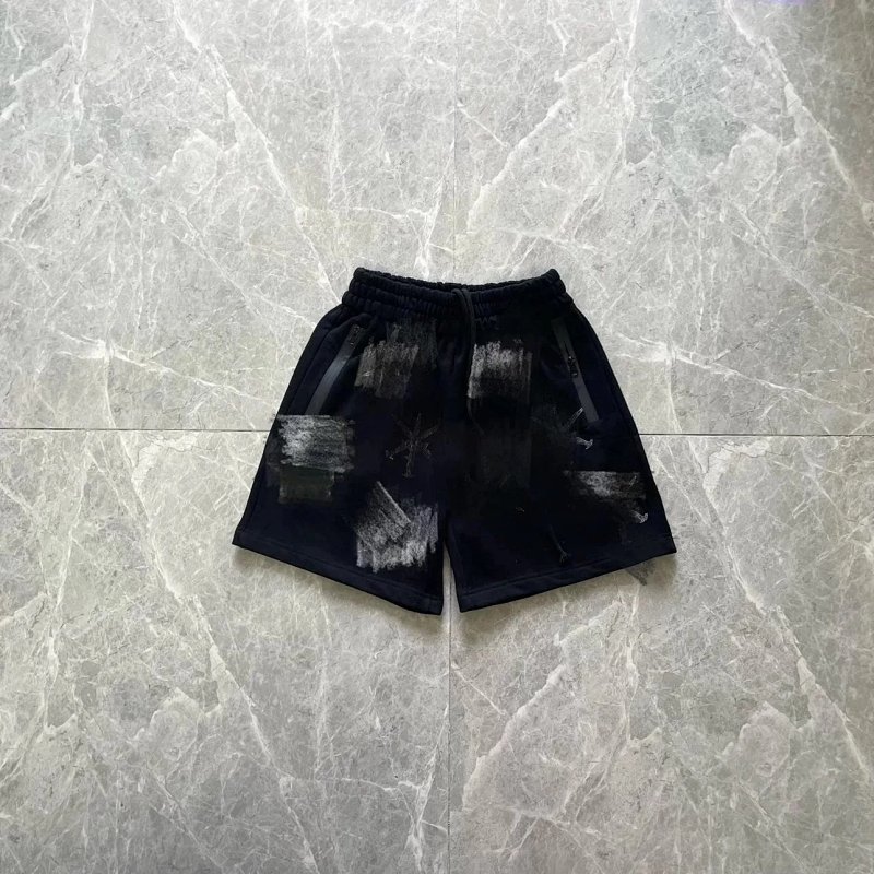 Unknown London Dagger Rhinestone Shorts