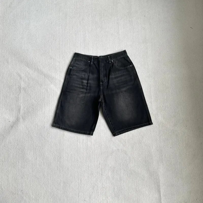 Black Denim Shorts photo 2